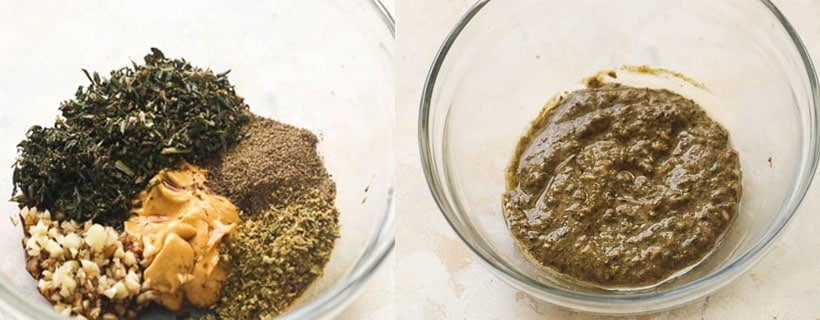 Herb and Mustard Paste