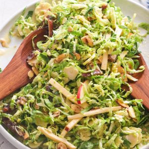 Shaved Brussel Sprouts Salad