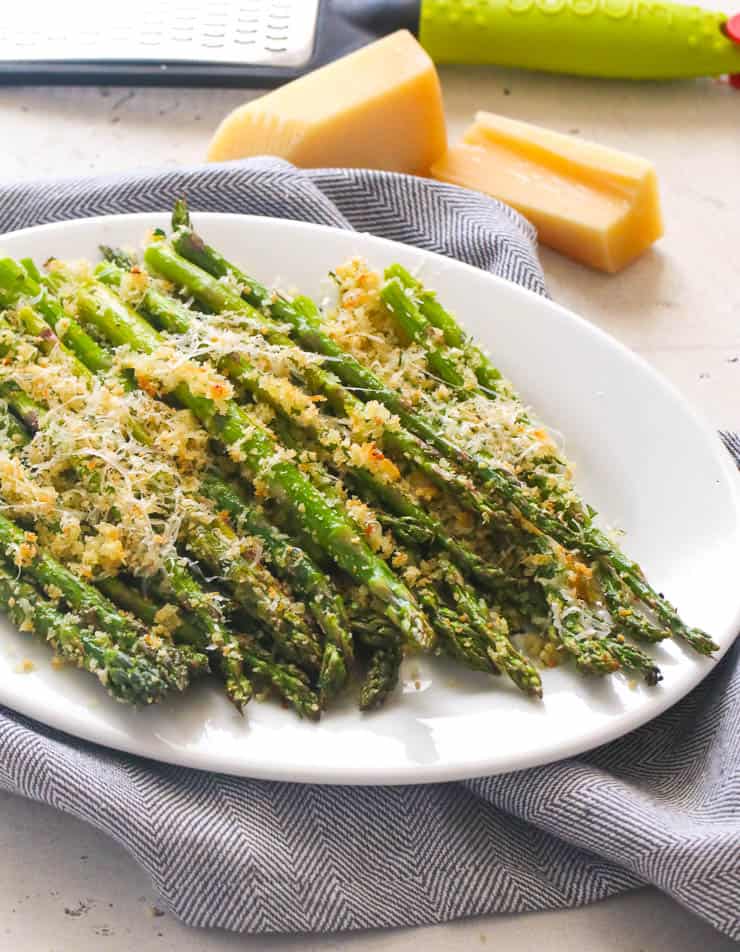 Parmesan Crusted Baked Asparagus