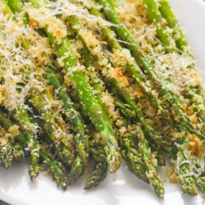 Parmesan Crusted Baked Asparagus