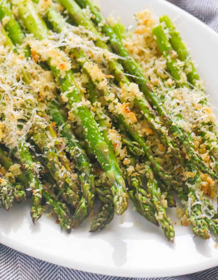 Parmesan Crusted Baked Asparagus