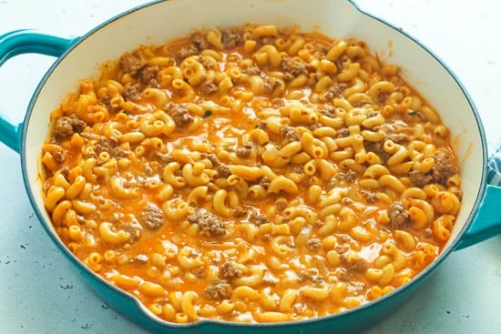 One Pot Homemade Hamburger Helper