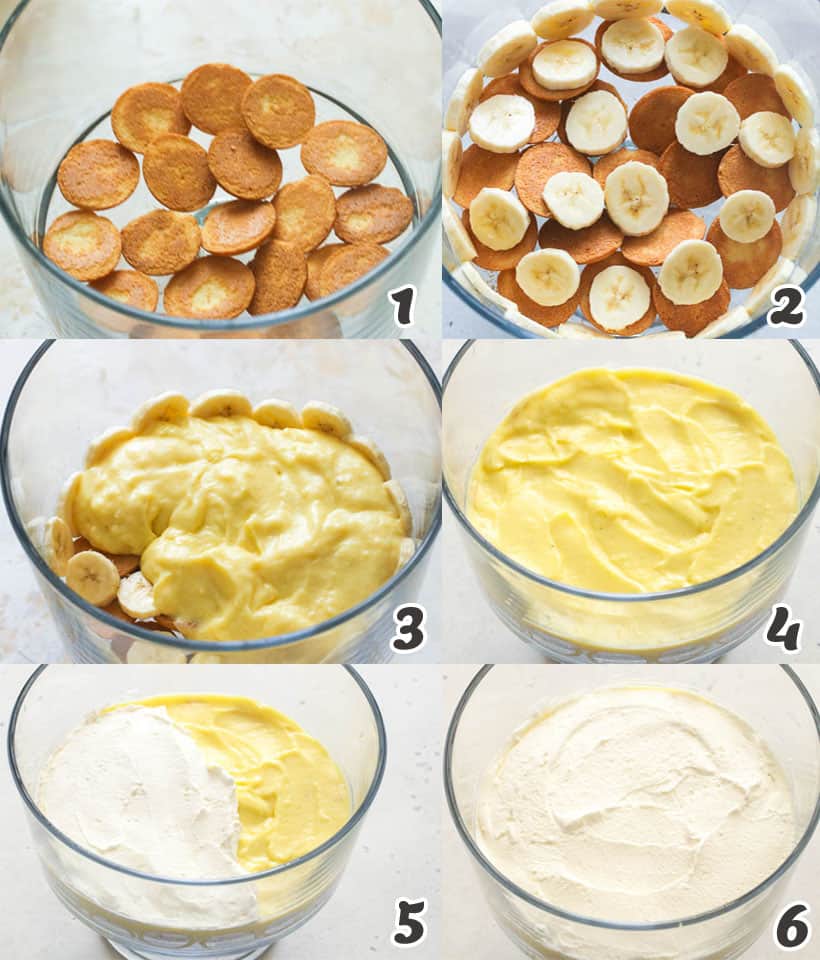 How To Layer A Banana Pudding