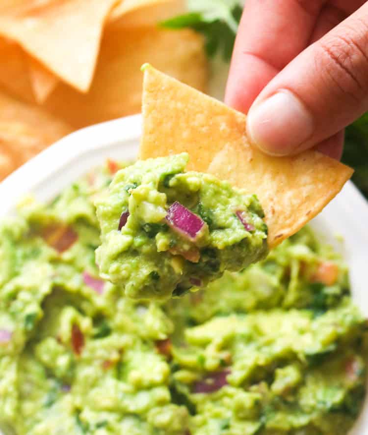 Tortilla Chips with Guacamole