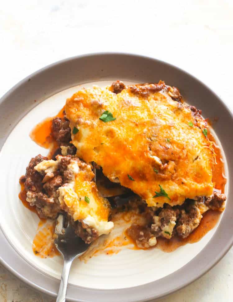 A slice of Moussaka