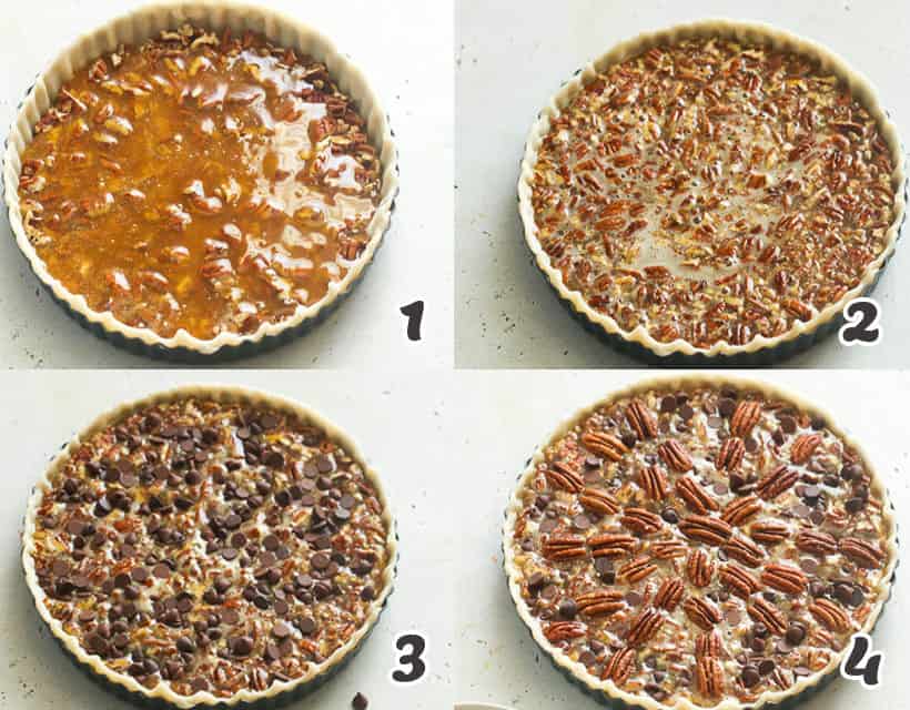 Pecan Pie with Chocolate Chips