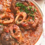 A bowl of beef osso bucco
