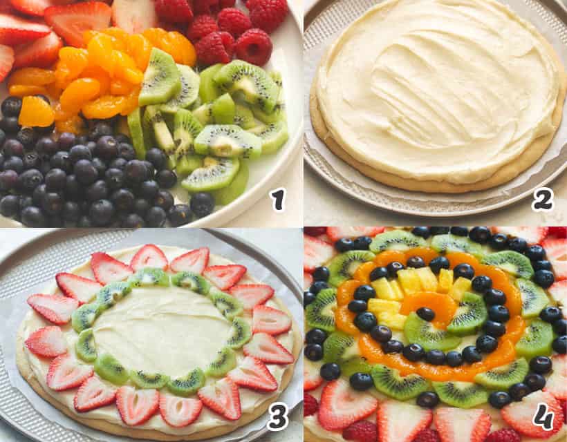 Fruit Pizza Assembly