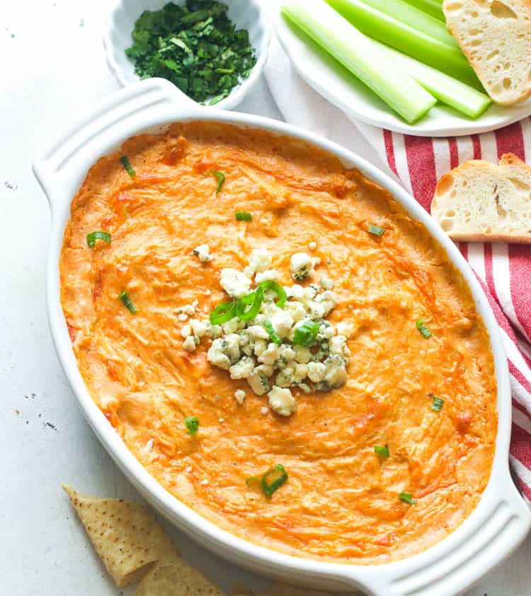 Buffalo Chicken Dip - Immaculate Bites