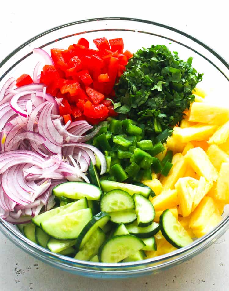 Pineapple Salad Ingredients