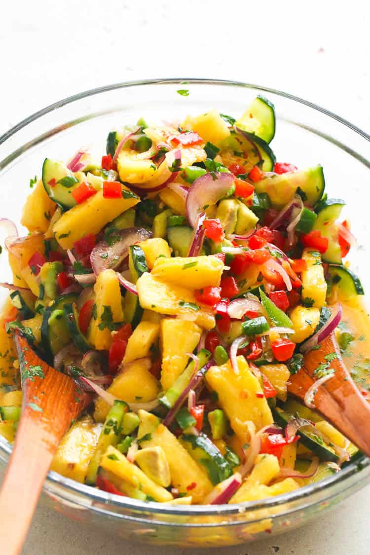 Pineapple Cucumber Salad