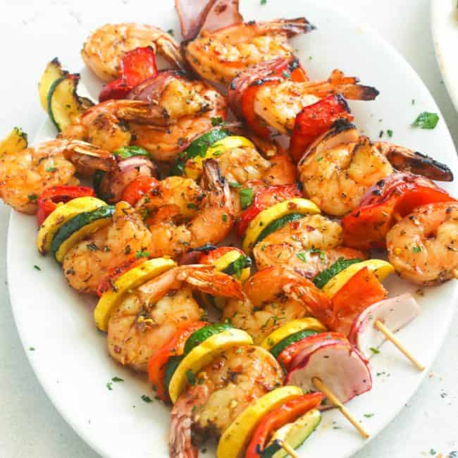 Grilled Shrimp Kabobs for an easy cookout idea