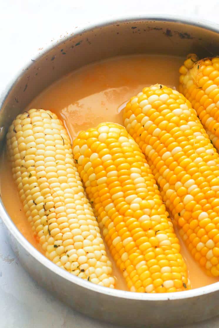 Boiled Corn with Milk