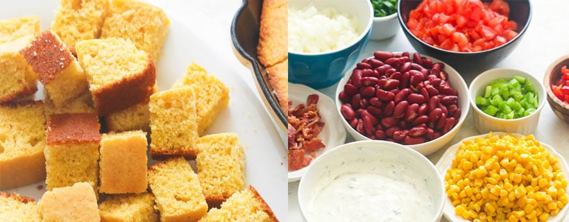 Cornbread Salad Ingredients