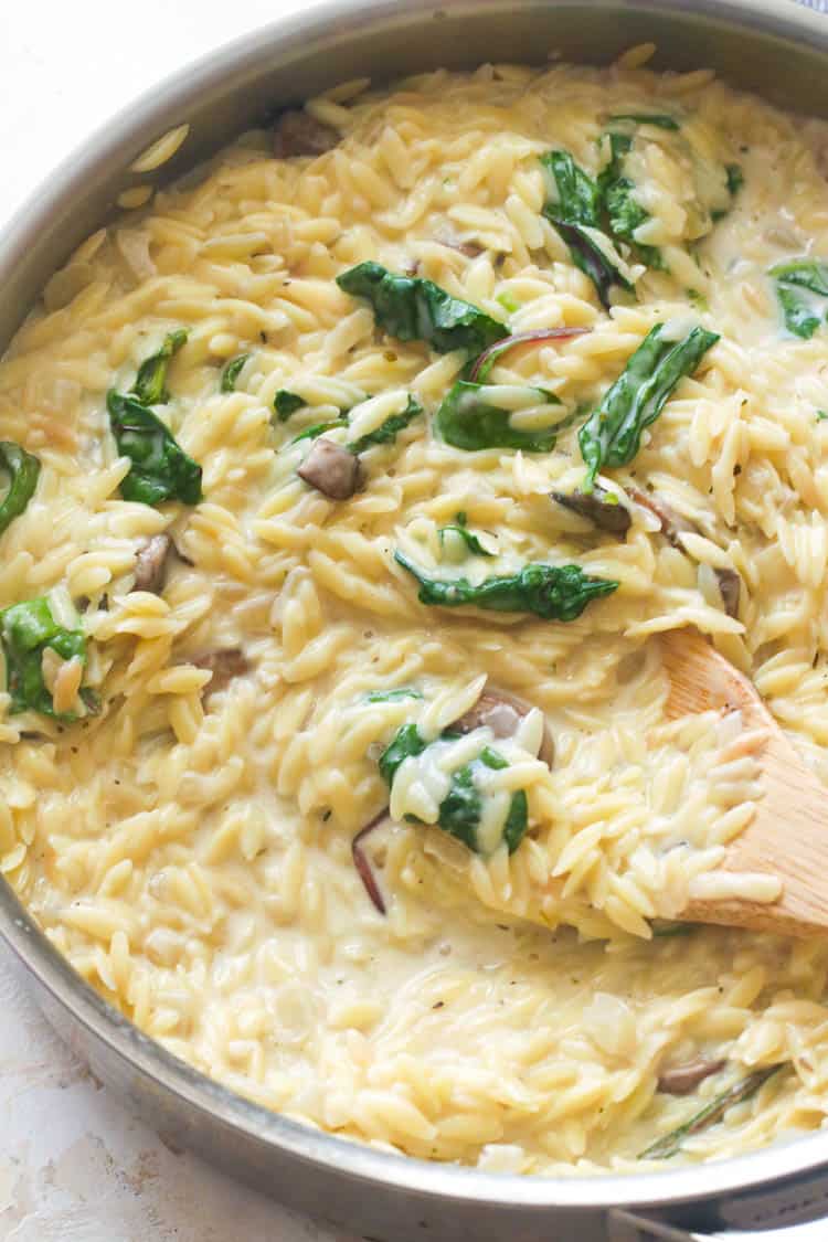 Creamy Orzo ready to impress your loved ones on Mother's Day