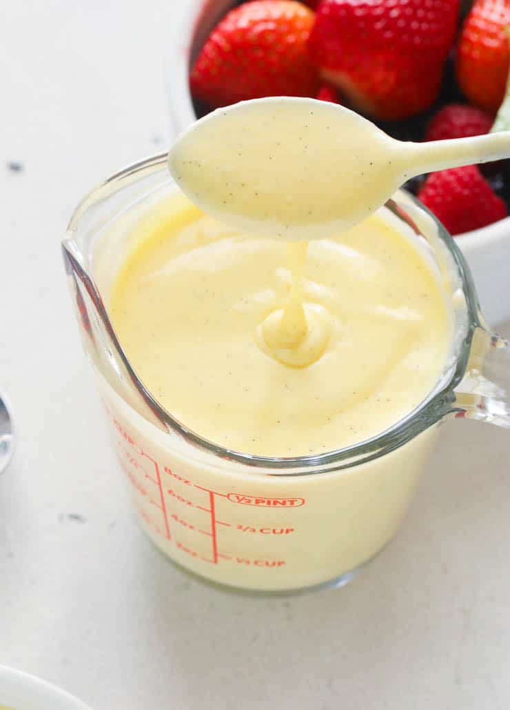 Creme Anglaise or Vanilla Sauce