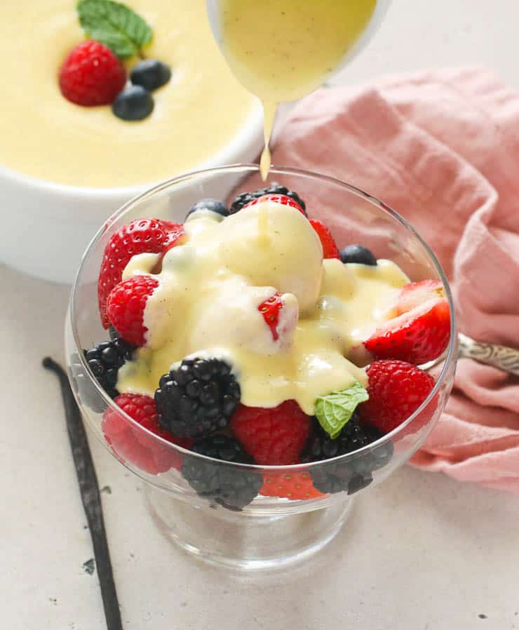 Creme Anglaise or Vanilla Sauce