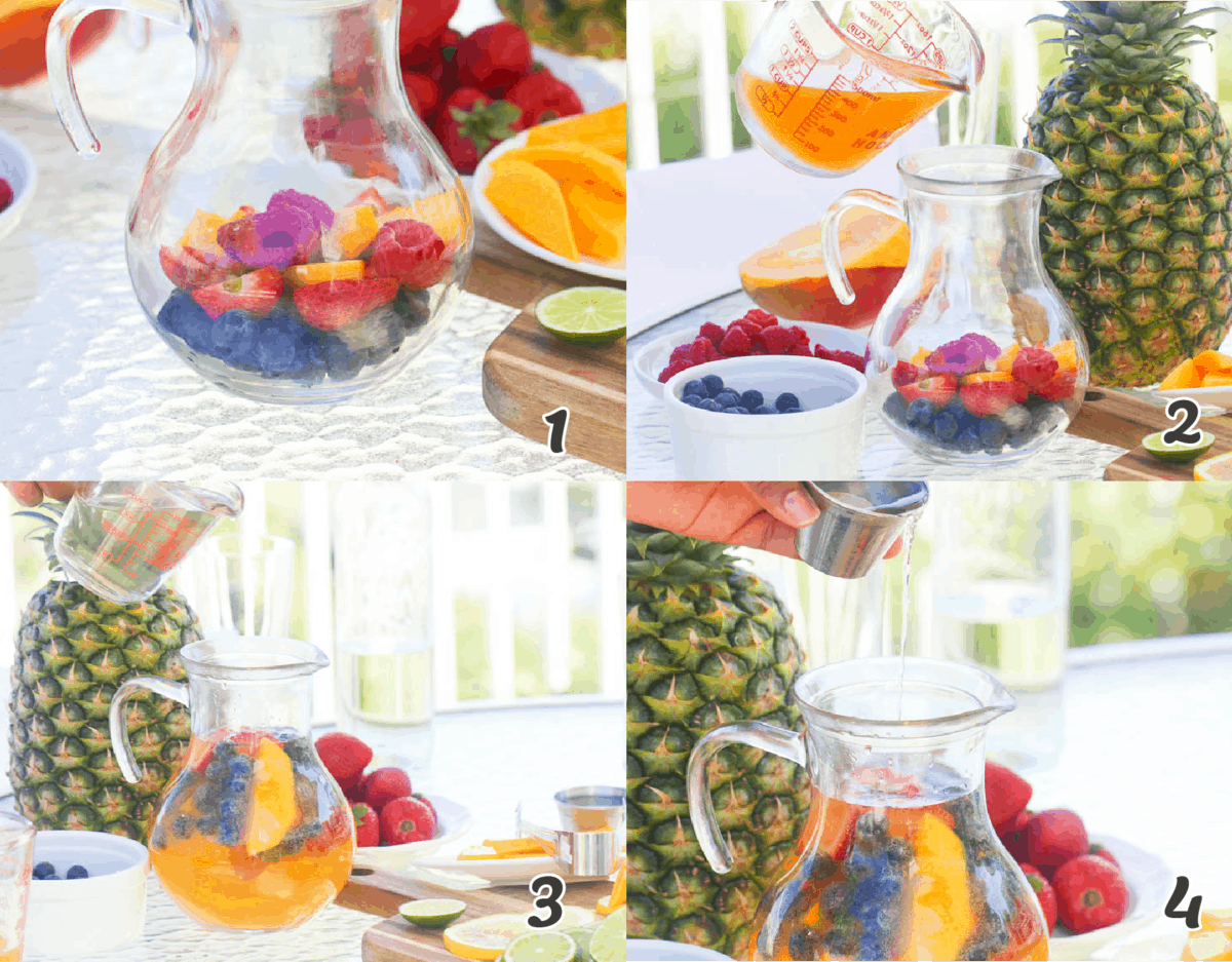 how to make white sangria