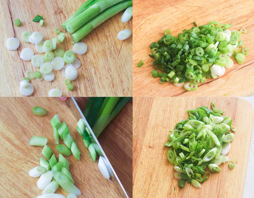 sliced green onion