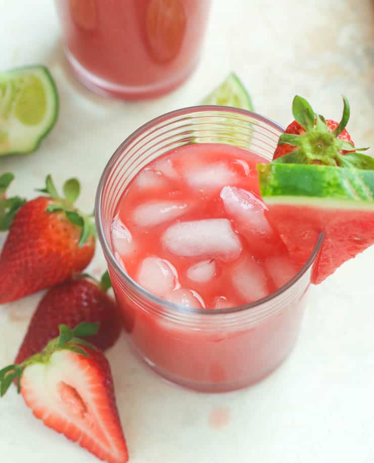 Strawberry Watermelon Juice