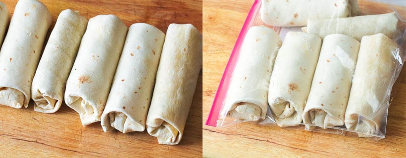 Make Ahead Breakfast Burrito
