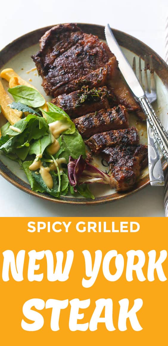 Spicy Grilled New York Steak