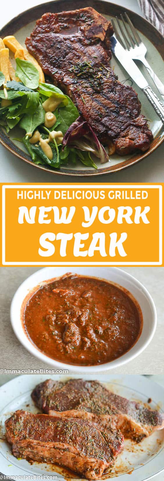 Spicy Grilled New York Steak