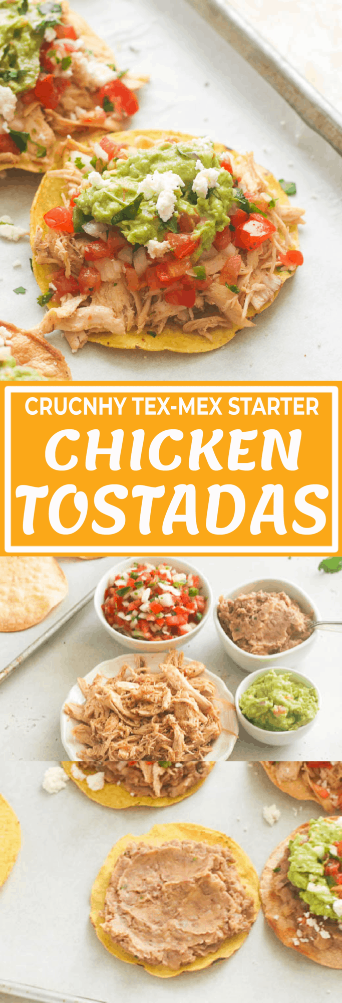 Chicken Tostadas