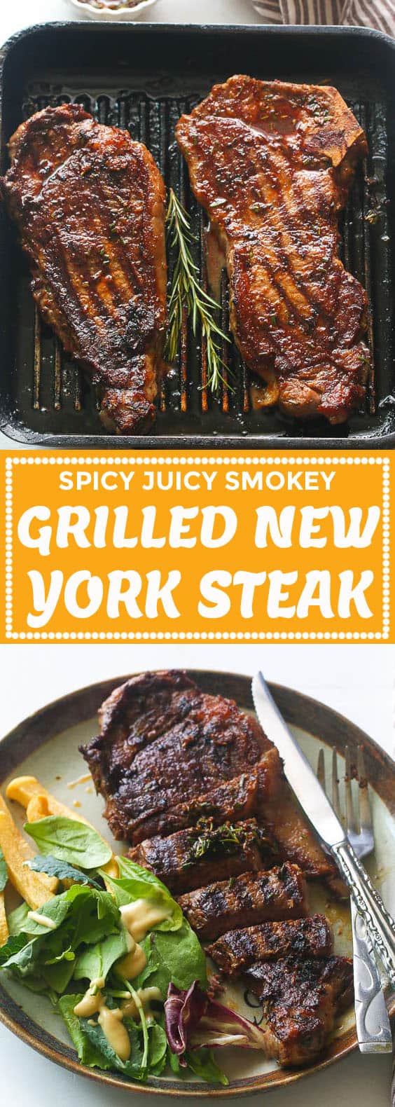 Spicy Grilled New York Steak