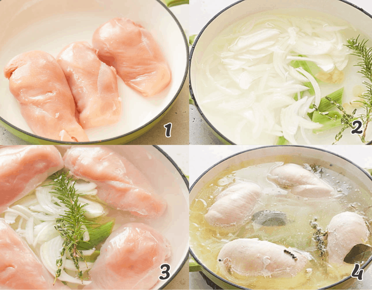 how to poach chicken breast