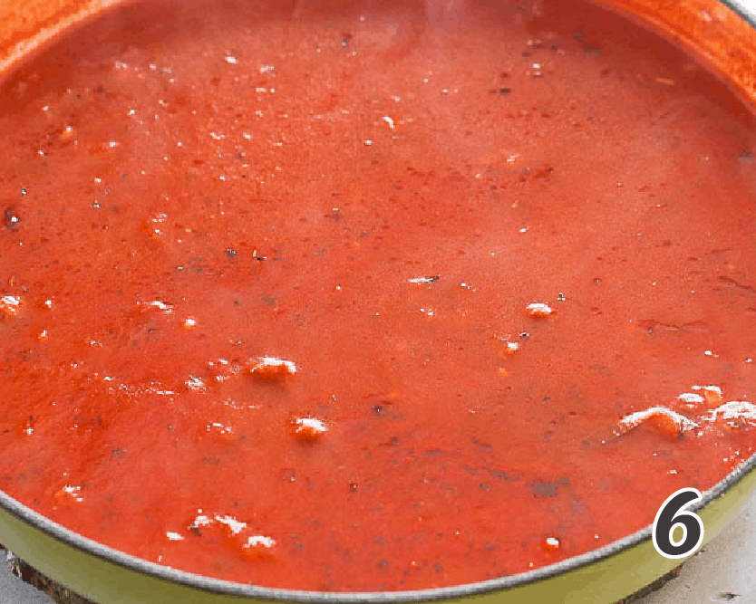 meaty lasagna soup
