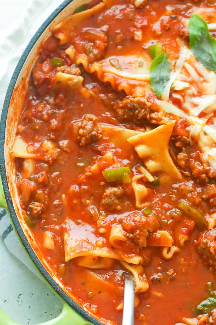 Lasagna Soup Lasagna Soup - Immaculate Bites