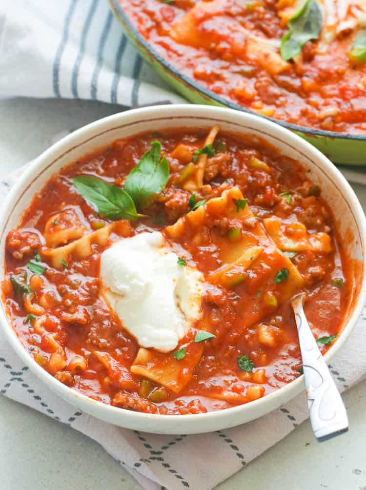 Lasagna Soup