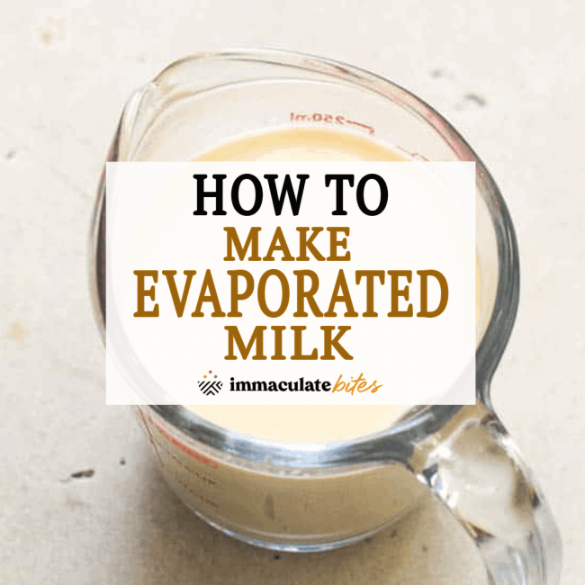 How to Make Evaporated Milk