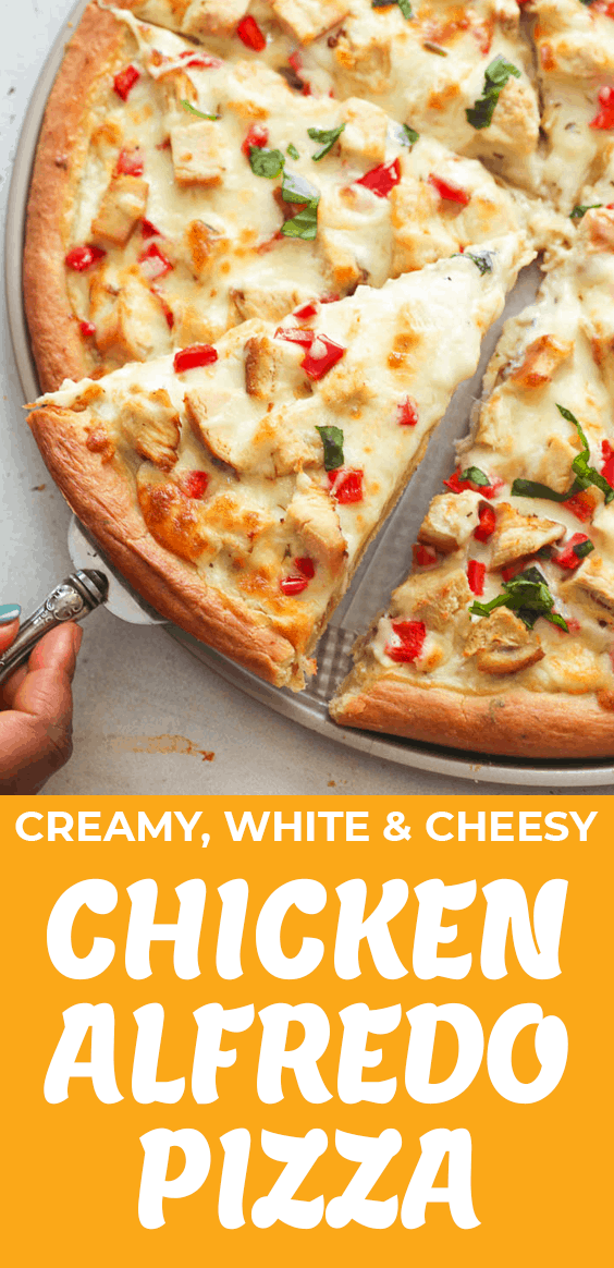 Chicken Alfredo Pizza