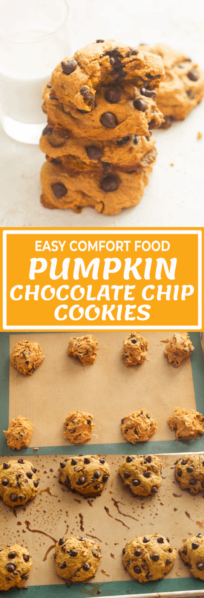 Pumpkin Chocolate Chip Cookies