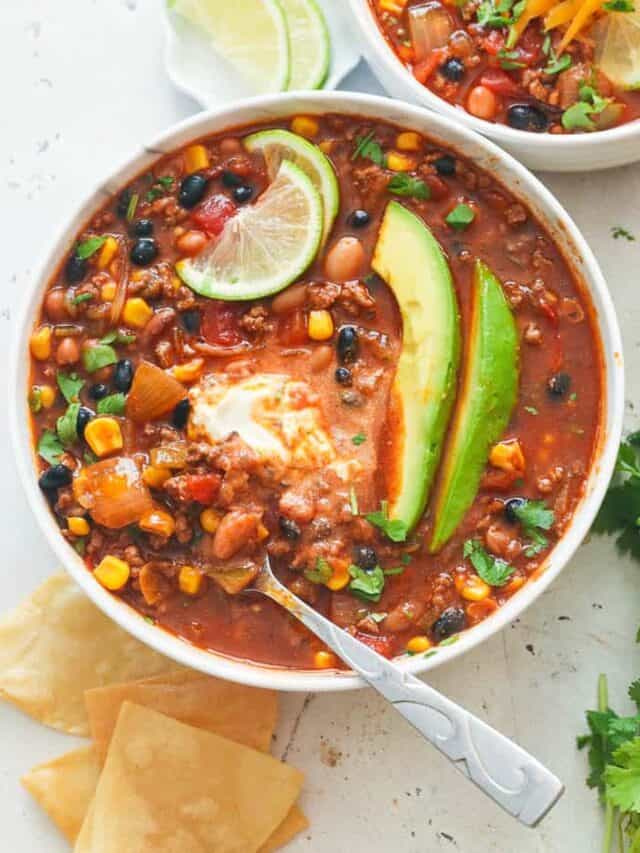 Taco Soup - Quick and Tasty Mexican Recipe - Immaculate Bites