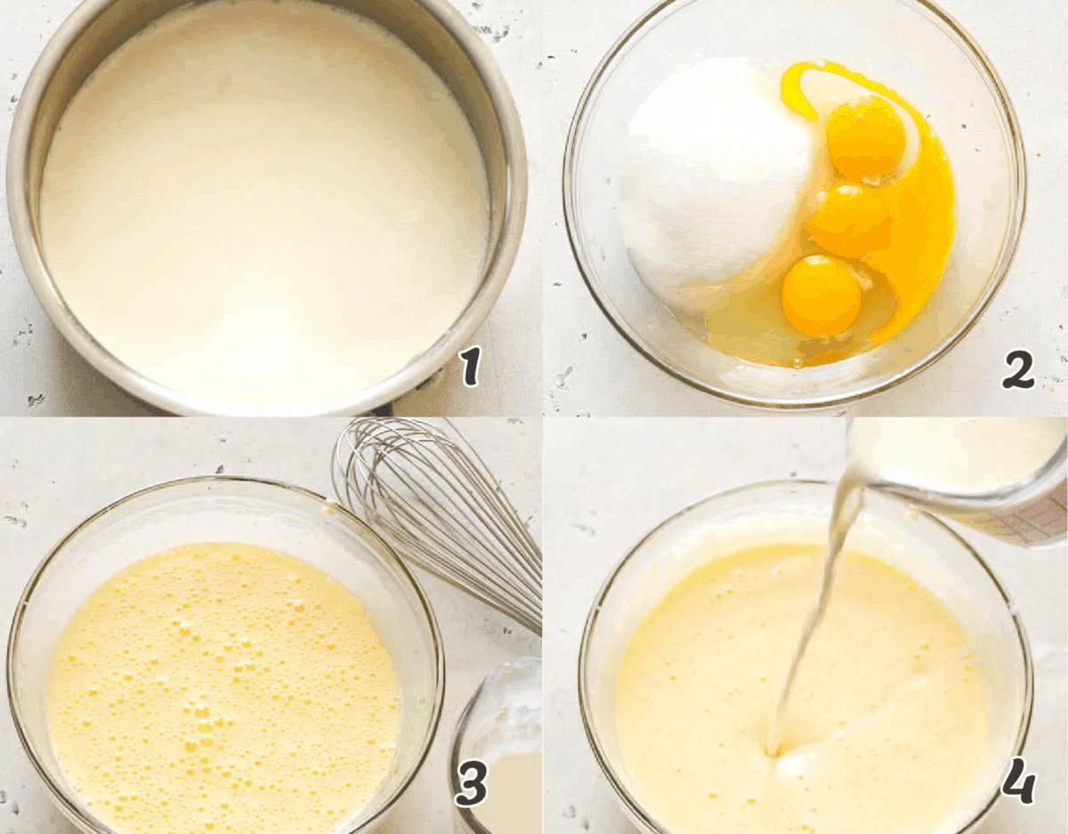 Custard Making Process