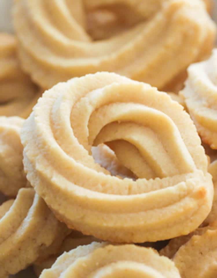 Piped Butter Cookies