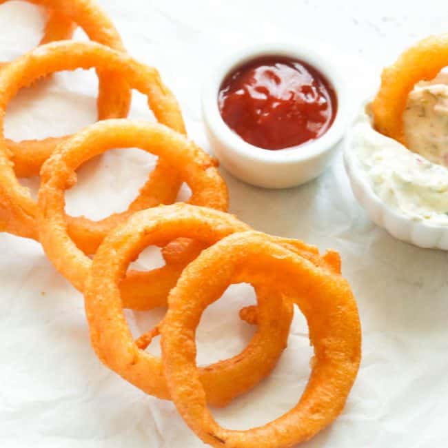 Beer Battered Onion Rings