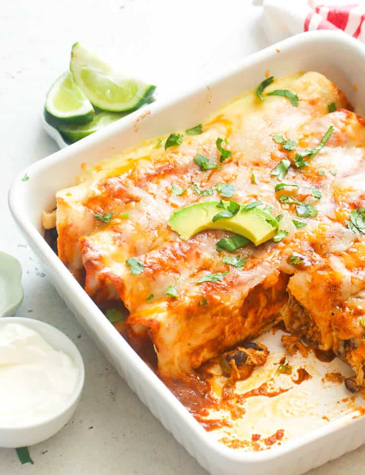 Chicken Enchiladas for an amazing Christmas lunch