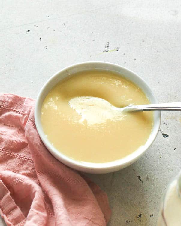 a bowl of  Condensed Milk