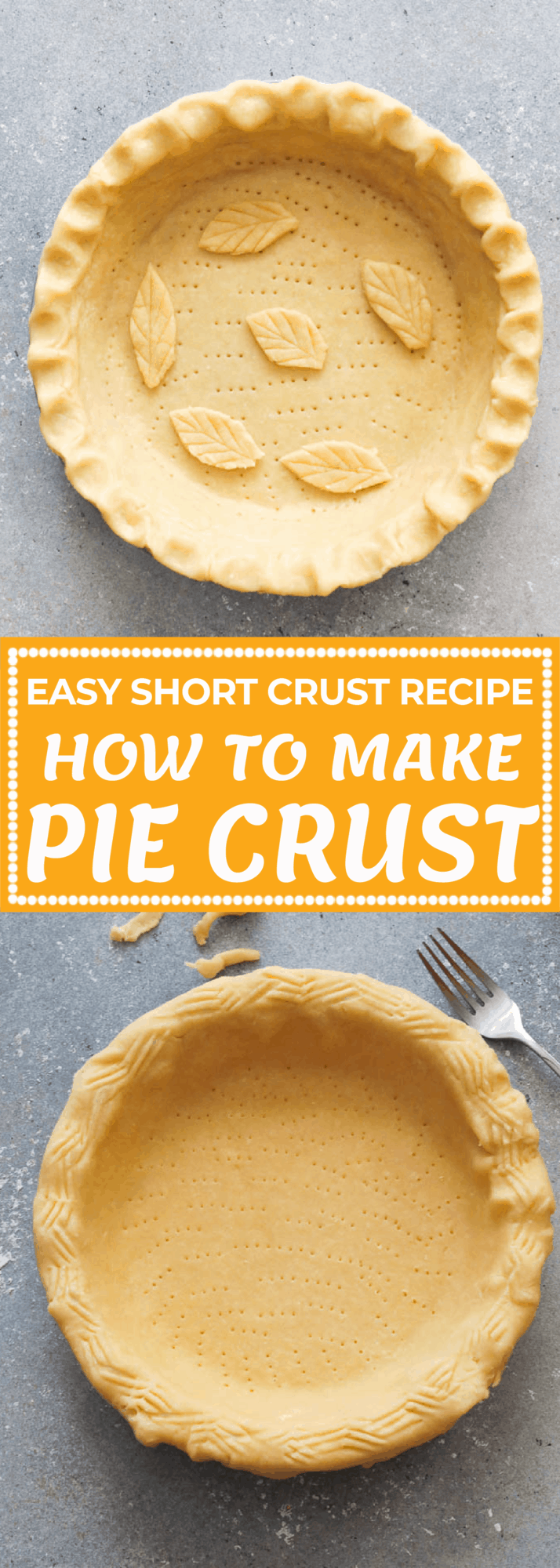 HOW TO MAKE PIE CRUST