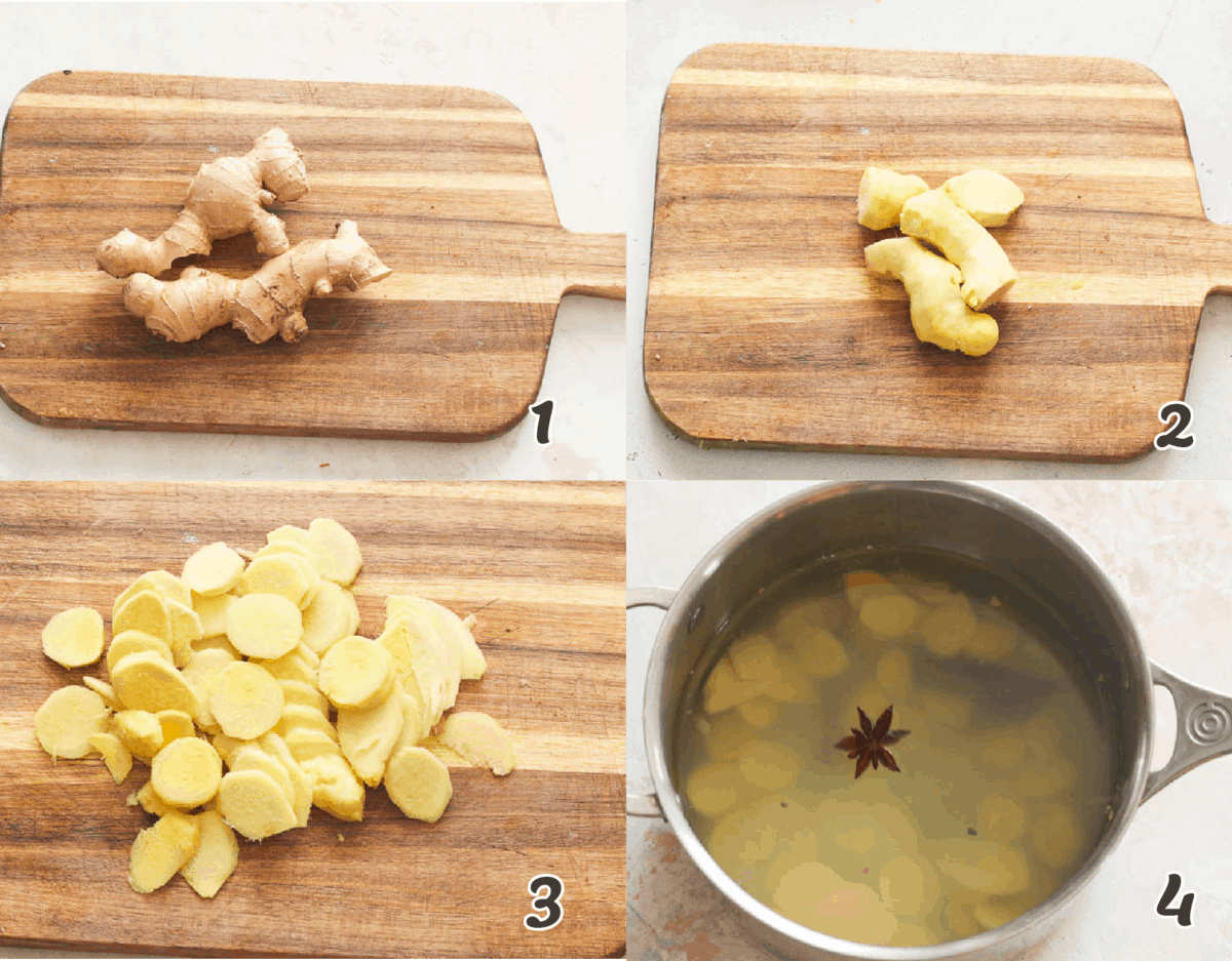 How to make ginger tea