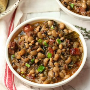 Instant Pot Black Eyed Peas for pure soul food