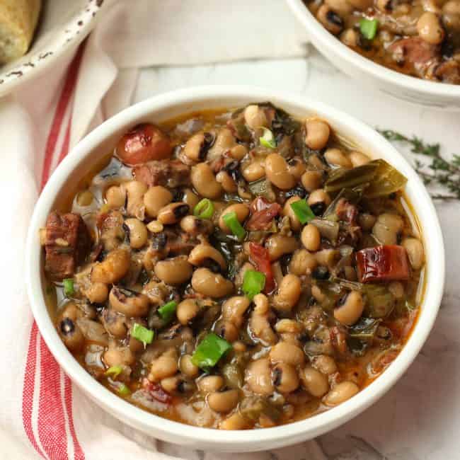 Instant Pot Black Eyed Peas for pure soul food