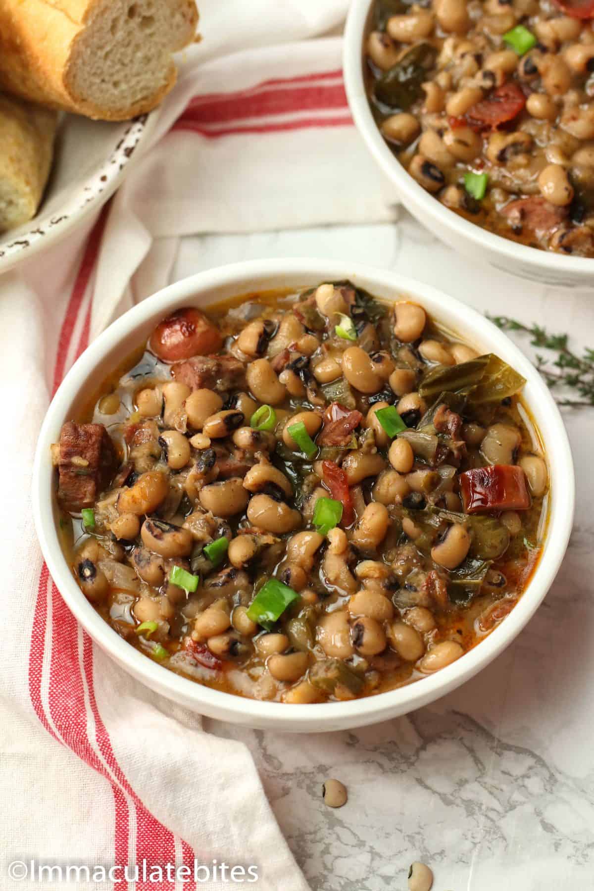 Instant Pot Black Eyed Peas for pure soul food