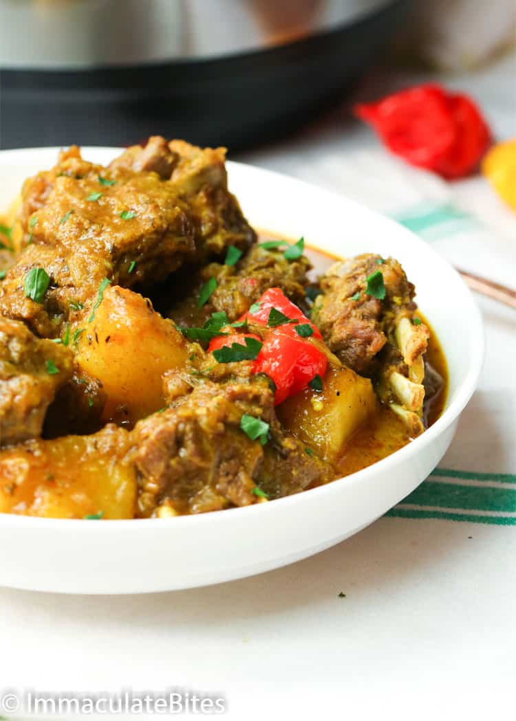 Instant Pot Curry Goat