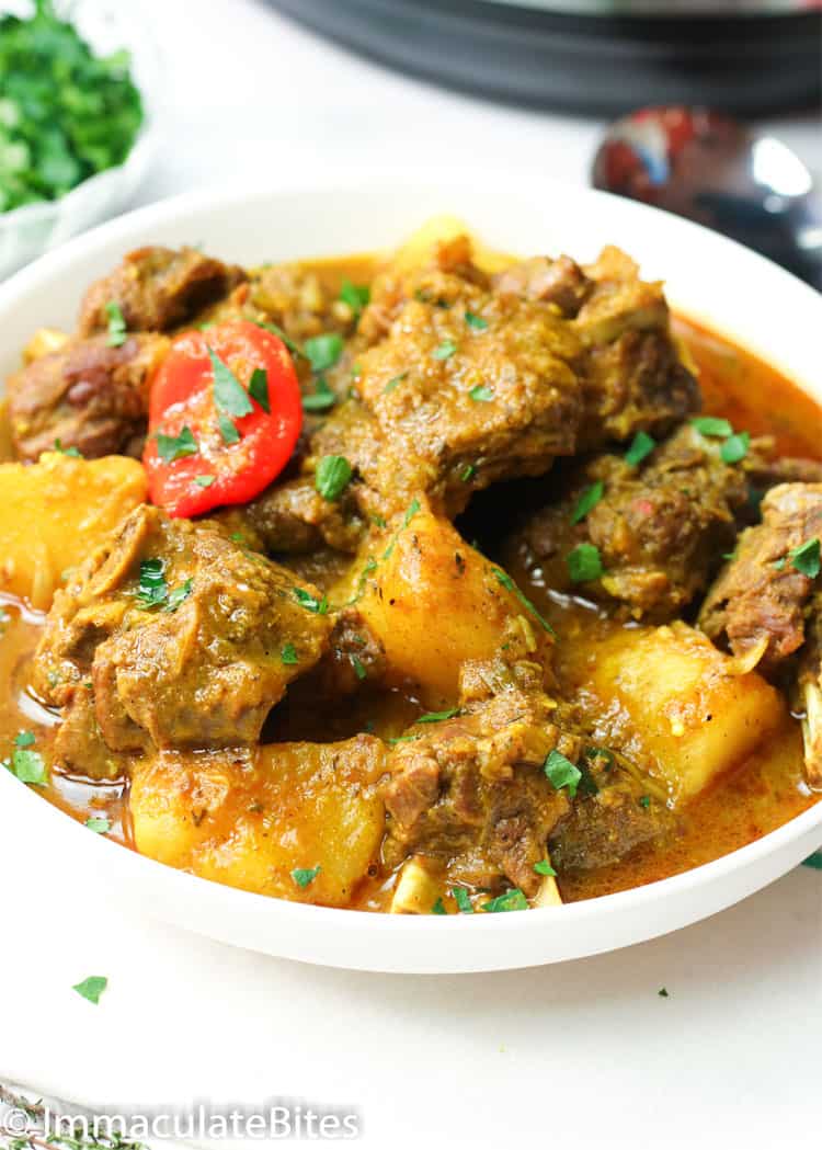 Instant Pot Curry Goat