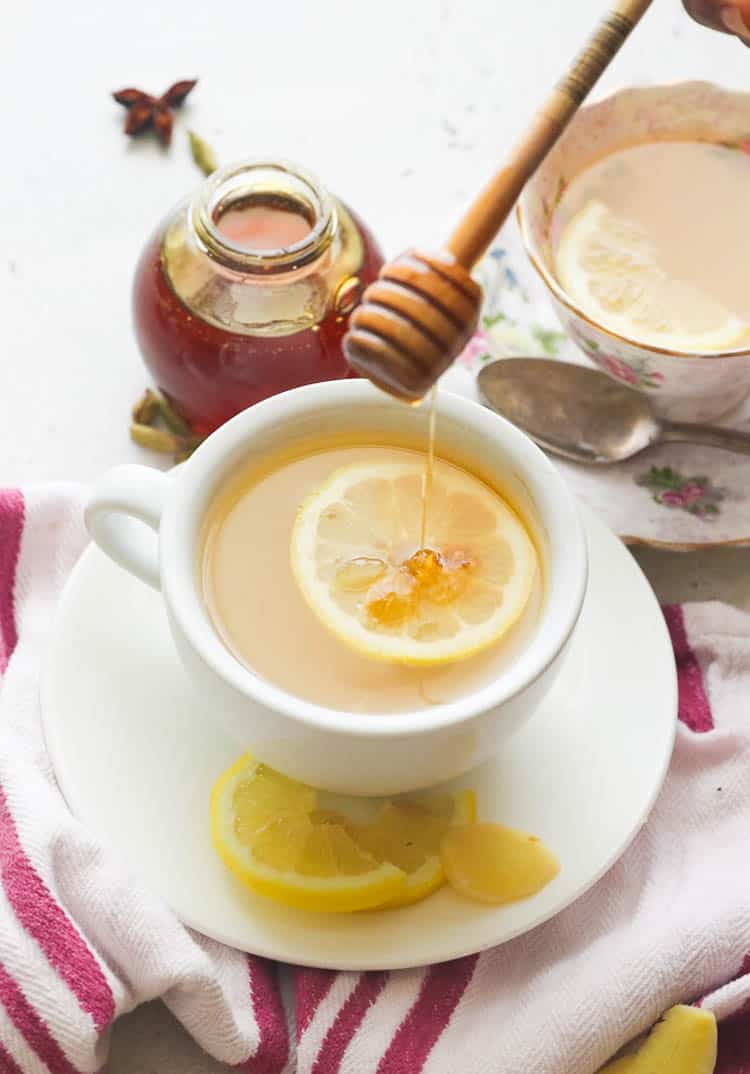 Ginger Tea with Lemon and Honey